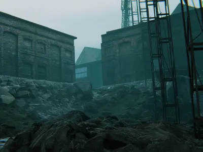 The Abandoned City 3D model