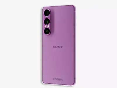 Sony Xperia 1 VII Blender 3D Model with Lighting Setup 3D model