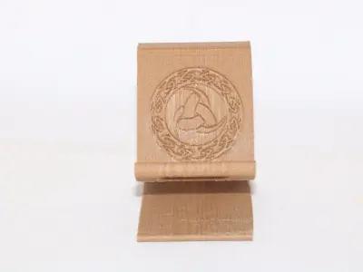 Celtic Trinity Phone Stand 3D print model