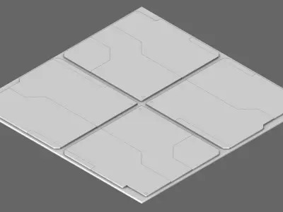 Sci Fi Texture Model 3D model