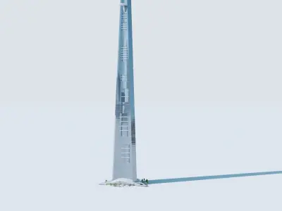 jeddah tower - saudi arabia 3D model