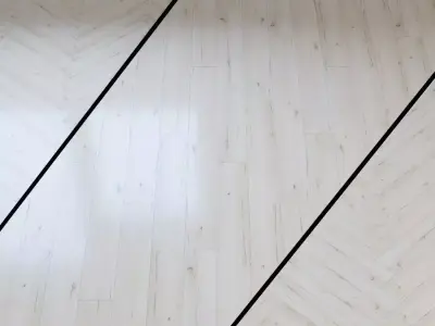 Laminate Wineo 500 large V4 White Rustic Oak LA174LV4 3D model