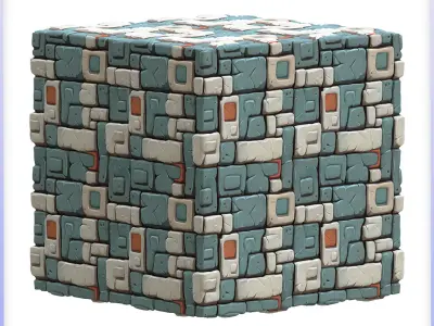 Stylized Wall Seamless Texture Texture 32