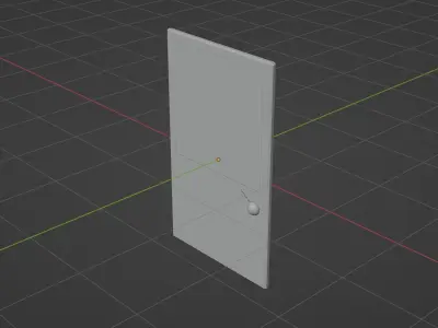Kitchen door Free 3D model