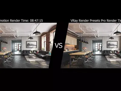 VRay Render Presets Pro 2016-2023 3D model