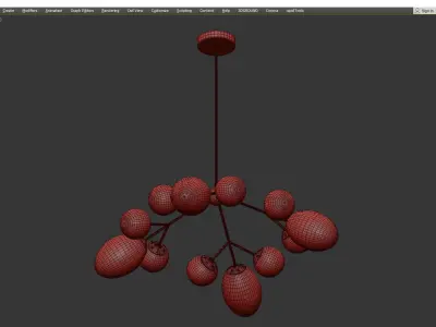 Arteriors Panella Chandelier Low-poly 3D model