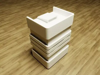 Lectern Podium 3D model