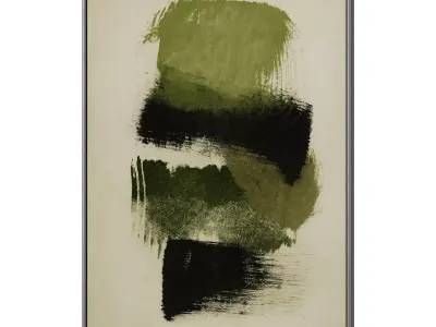 Abstract Painting Frame set 3D model 797