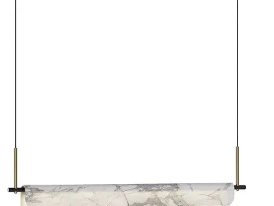 Years Alabaster Pendant Light 3D model