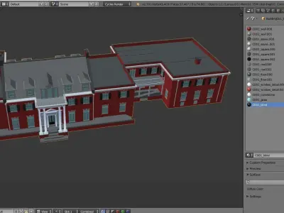 Building001 Colorado001 3D model