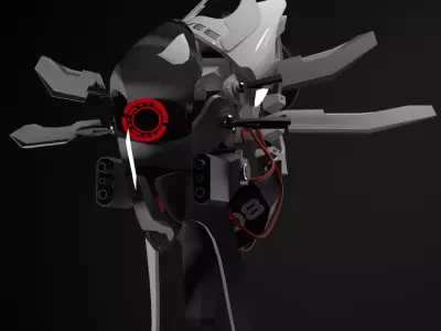 Robo Mini Low-poly 3D model