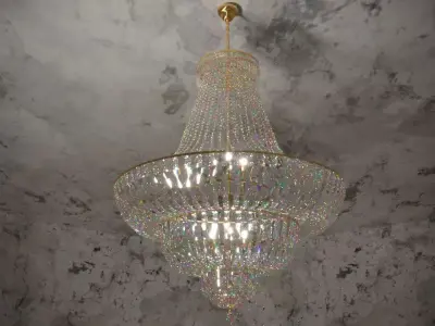 Diamond chandelier 3D model