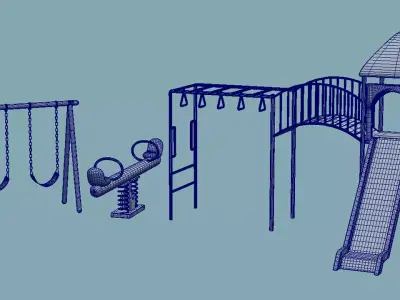 Playground Set 3D model