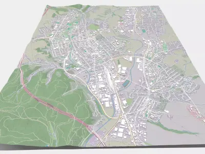 Cityscape Presov Slovakia 3D model