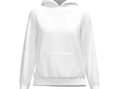 Female Street Wear Collection 3D model