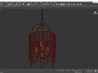 Lewis Pendant Light Low-poly 3D model
