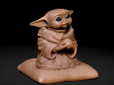 Grogu - Baby Yoda 3D print model