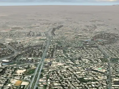 Cairo City Egypt Low-poly 3D model