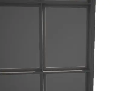 High detailes steel frame Free 3D model