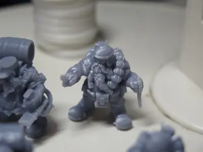 SPACE NANETTI Hand Flamer Squod 3D print model