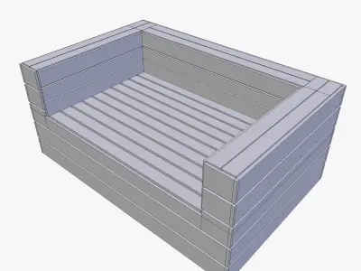 Street sofa 3D model