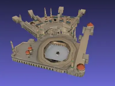 Masjid Al-Haram Makkah Kaaba 3D model