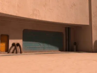 Mos Eisley Docking Bay 94 3D model