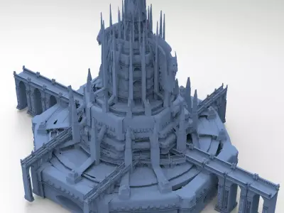 Aslan Grand Tower castle 3 3D model