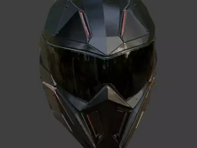 SCI FI HELMET 3D model