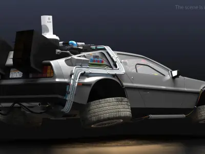 DeLorean DMC-12 Time Machine 