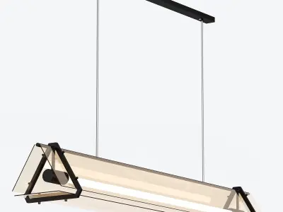 VECOLI CHANDELIER Low-poly 3D model