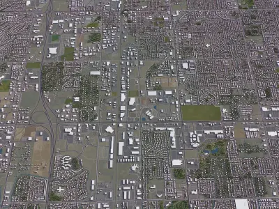 Meridian Low-poly 3D model