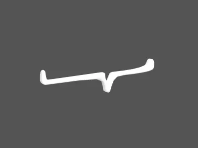 Speech Balloon v30 007 Low-poly 3D model