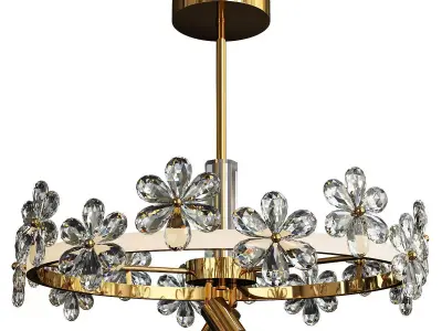 FLORENTINA chandelier  Low-poly 3D model
