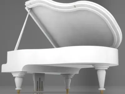 Piano humidor for cigare smoker 3D print model
