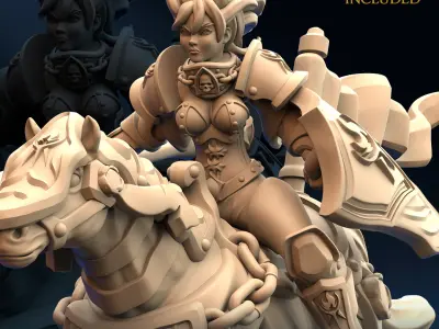 Holyword Keeper C Nude and Normal 3D print model