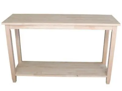 Cosgrave 48 Solid Wood Console Table 3D model