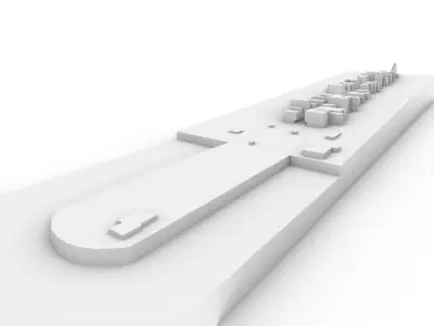 Agiou Nikolaou Street Patras 3D model