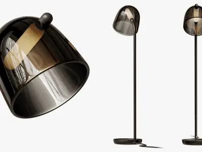 Floor light Mona Medium 3D model