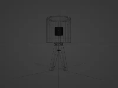 Bedroom Lamp Free 3D model