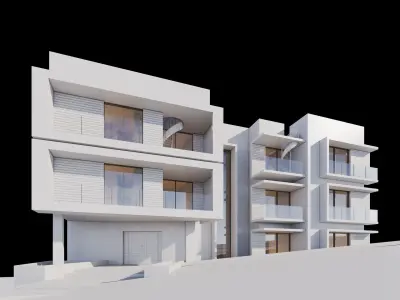 Apartments Building 3D model