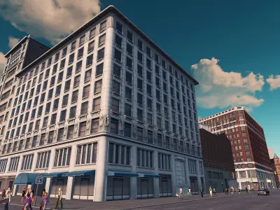 Arctic building Low-poly 3D model