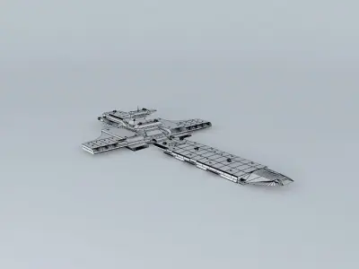 BFS Ra T121 Battle Fortress Class Free 3D model