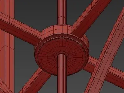 Regan 18 Light Chandelier 3D model