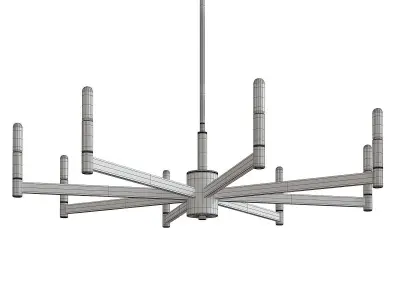 Erzo Chandelier Low-poly 3D model