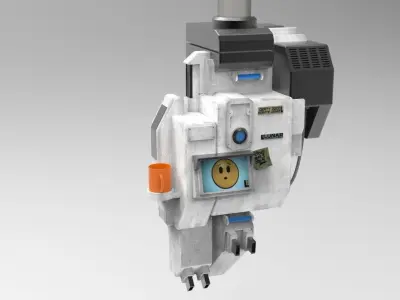 Gerty Robot Moon Movie 3D model