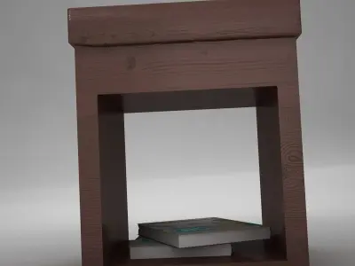 Night Table Low-poly 3D model