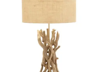 Palouse Wood Table Lamp 3D model