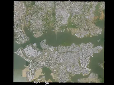 Abidjan - Cote d Ivoire 3D model
