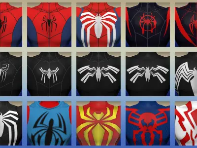 Spectacular Spider - Man Package Low-poly 3D model